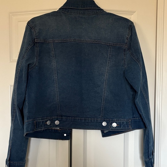 Baccini Dark Blue Jean Jacket - Picture 9 of 13